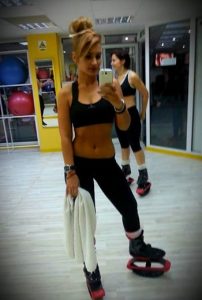 Maria Secrieriu perder peso com Kangoo Jumps